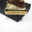 Photo4: Zippo Arabesque Gold Plating Both Sides Etching Japan Limited Oil Lighter (4)