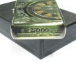 Photo4: Zippo Antique Darts Wood Inlay Oxidized Brass Both Sides Etching Japan Limited Oil Lighter (4)