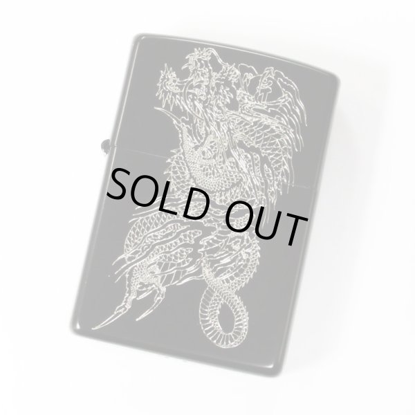 Photo1: Zippo Ryu ga Gotoku 8 Kazuma Kiryu Like a Dragon Matte Black Silver Both Sides Etching Japan Limited Oil Lighter (1)