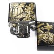 Photo3: Zippo KINGDOM Kanji 信 王騎 Matte Black Gold Both Side Etching Japanese Anime Manga Japan Limited Oil Lighter (3)