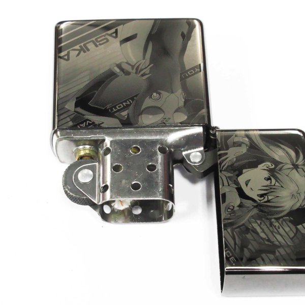 Photo3: Zippo Evangelion Eva Shikinami Asuka Langley 新劇場版:破 Black Nickel Japan Limited Oil Lighter (3)