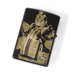 Photo2: Zippo KINGDOM Kanji 信 王騎 Matte Black Gold Both Side Etching Japanese Anime Manga Japan Limited Oil Lighter (2)