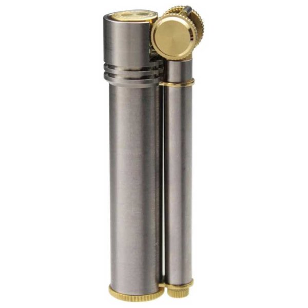 Photo1: Douglass Field-L Classic Design Cigarette Oil Lighter Stainless steel Made in Japan (1)