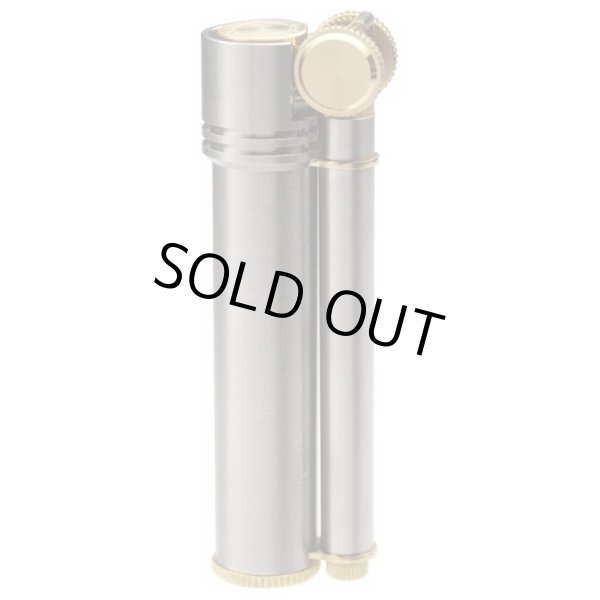 Photo1: Douglass Field-L Classic Design Cigarette Oil Lighter Stainless steel Made in Japan (1)