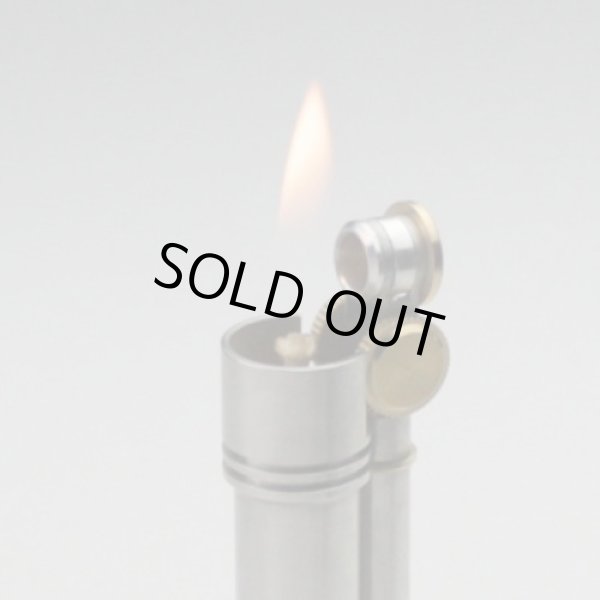 Photo3: Douglass Field-L Classic Design Cigarette Oil Lighter Stainless steel Made in Japan (3)