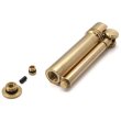 Photo2: Douglass Field-L Classic Design Cigarette Oil Lighter Brass Made in Japan (2)