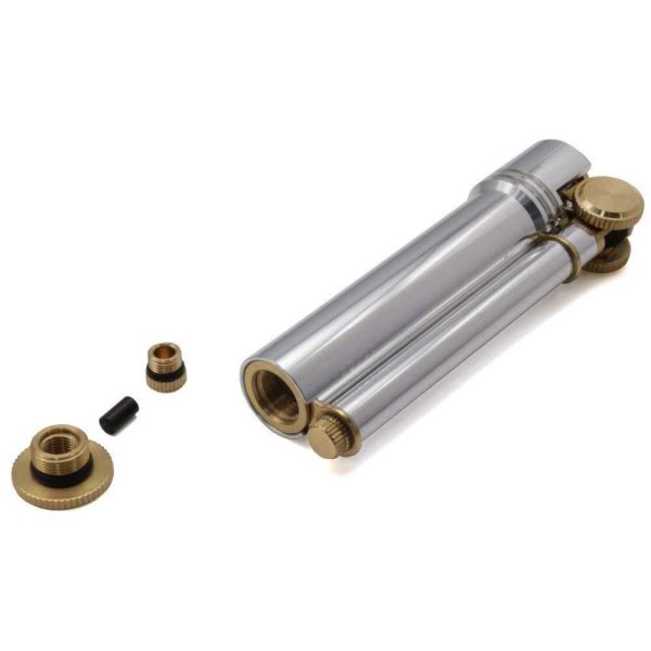 Photo2: Douglass Field-L Classic Design Cigarette Oil Lighter Aluminum Made in Japan (2)