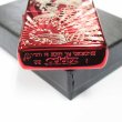 Photo5: Zippo Armor Case Jumping Carp Sakura Cherry Blossoms Ion Red Japan Limited Oil Lighter (5)