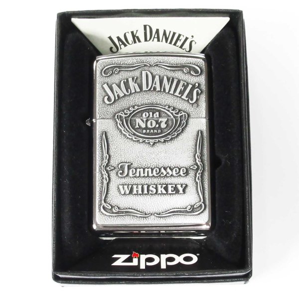 Photo4: Zippo Jack Daniel's Metal Mirror Polish 2013 Oil Lighter (4)