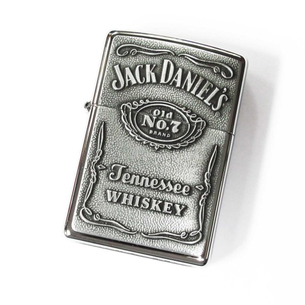 Photo1: Vintage Zippo Jack Daniel's Metal Mirror Polish 2013 Oil Lighter (1)