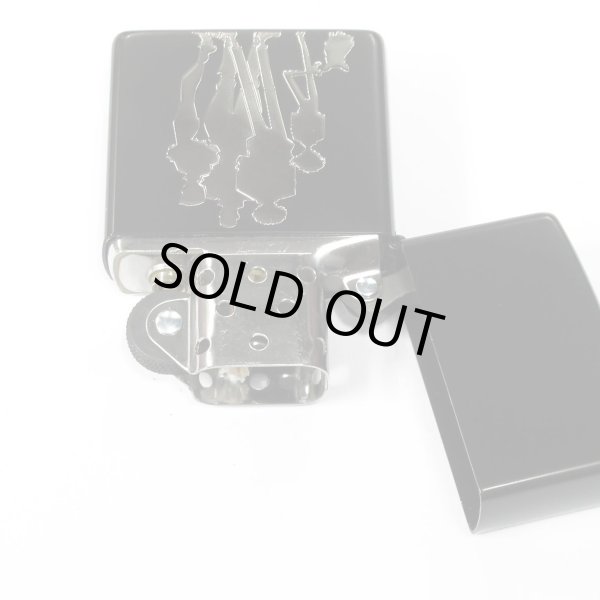 Photo3: Zippo Cowboy Bebop Spaceship Bebop Crew Matte Black Silver Both Sides Etching Japan Limited Oil Lighter (3)