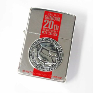 Vintage Zippo Mobile Suit Gundam Zion Forces Emblem Blue