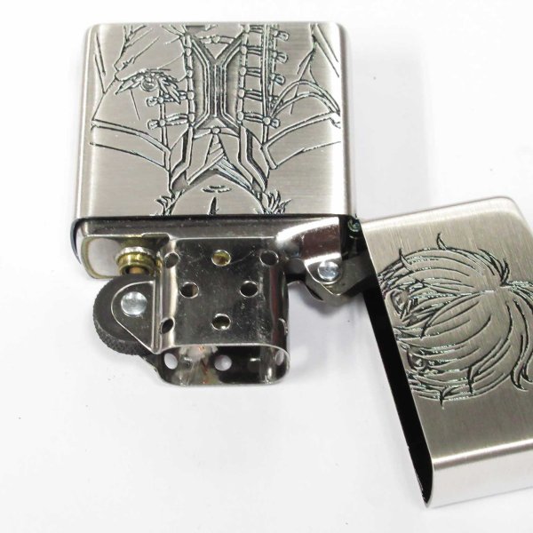 Photo3: Zippo CODE GEASS Lelouch of the Rebellion Suzaku Oxidized Silver Both Sides Etching Japan Limited Japanese Anime Oil Lighter (3)