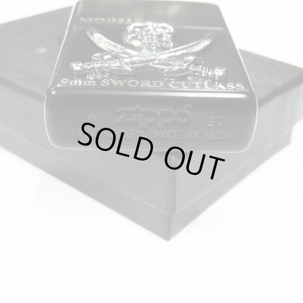 Photo4: Zippo BLACK LAGOON MOD92F Sword Cutlass Metal Both Sides Etching Japanese Anime Japan Limited Oil Ligter (4)