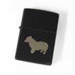 Photo1: Zippo Cowboy Bebop Ain Matte Black Silver Both Sides Etching Japan Limited Oil Lighter (1)