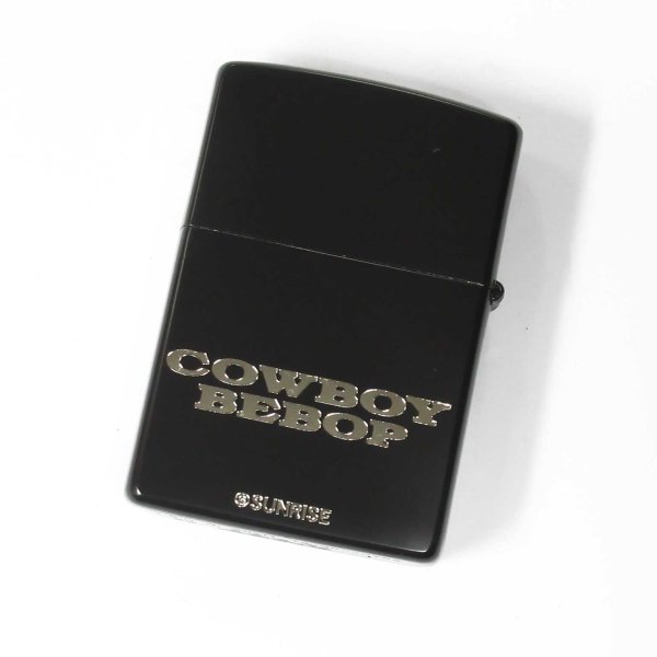 Photo2: Zippo Cowboy Bebop Ain Matte Black Silver Both Sides Etching Japan Limited Oil Lighter (2)