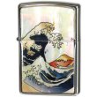 Photo1: Zippo Ukiyoe Wave Mt.Fuji Shell Plate Epoxy Resin Coating Japan Limited Oil Lighter (1)