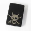 Photo1: Zippo Ryu ga Gotoku 8 Gaiden Goro Pirates Flag Like a Dragon Matte Black Silver Both Sides Etching Japan Limited Oil Lighter (1)