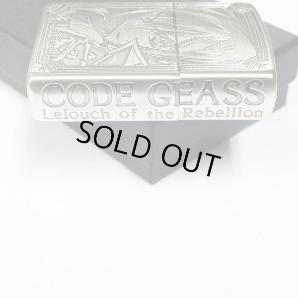 Photo4: Zippo CODE GEASS Lelouch of the Rebellion Oxidized Silver 3-Sides Etching Japan Limited Japanese Anime Oil Lighter (4)