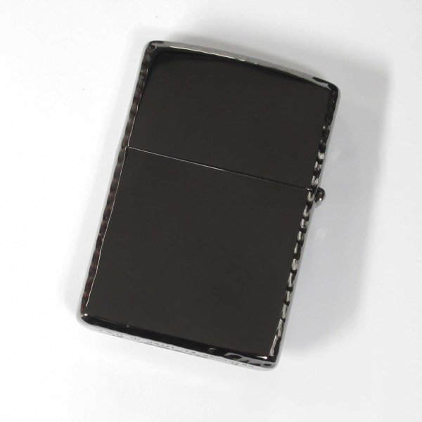 Photo2: Zippo Eagle Feather Metal Onyx Black Nickel Plating Etching Japan Limited Oil Lighter (2)