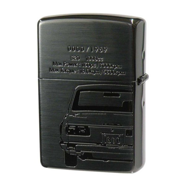 Photo2: Zippo NISSAN SKYLINE GT-R KPGC10 Both Sides Etching Black Nickel Plating Japan Limited Oil Lighter (2)