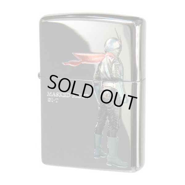 Photo2: Zippo Kamen Rider 1 Black Nickel Plating Etching Japanese Hero Japan Limited Oil Lighter (2)