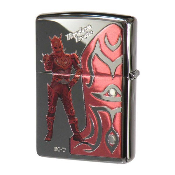 Photo2: Zippo Kamen Rider Den-O Sword Form Momotaros Black Nickel Plating Both Sides Etching Japanese Hero Japan Limited Oil Lighter (2)
