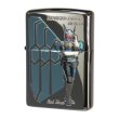 Photo1: Zippo Kamen Rider Den-O Rod Form Urataros Black Nickel Plating Both Sides Etching Japanese Hero Japan Limited Oil Lighter (1)