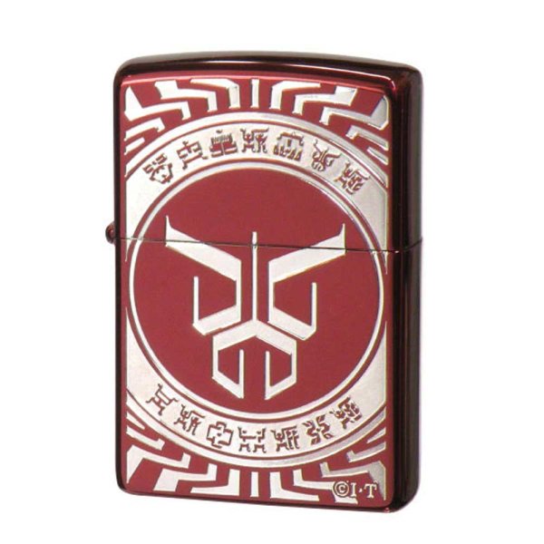 Photo1: Zippo Kamen Kuuga Mighty Form Ion Red Plating Etching Japanese Hero Japan Limited Oil Lighter (1)