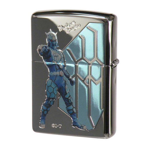 Photo2: Zippo Kamen Rider Den-O Rod Form Urataros Black Nickel Plating Both Sides Etching Japanese Hero Japan Limited Oil Lighter (2)