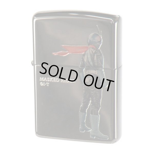 Photo1: Zippo Kamen Rider 1 Black Nickel Plating Etching Japanese Hero Japan Limited Oil Lighter (1)