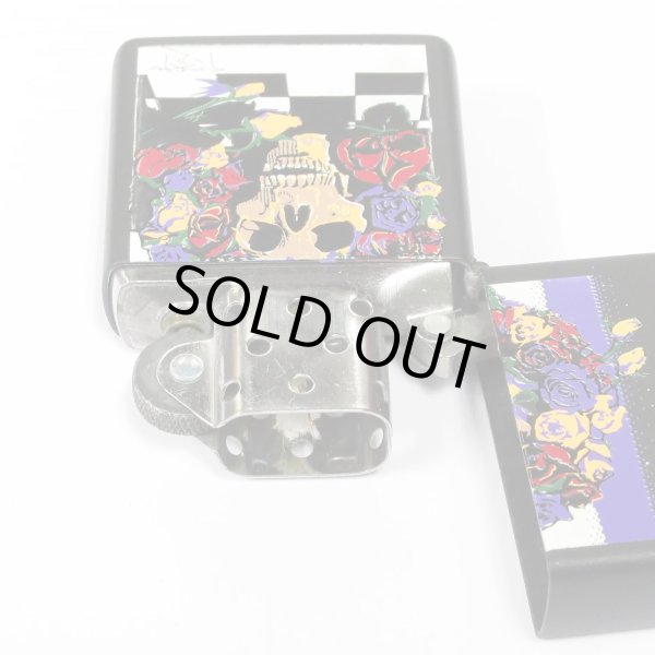 Photo3: Outlet Vintage Zippo Grateful Dead Bertha Skull Matte Black 1997 Japan Limited Oil Lighter (3)