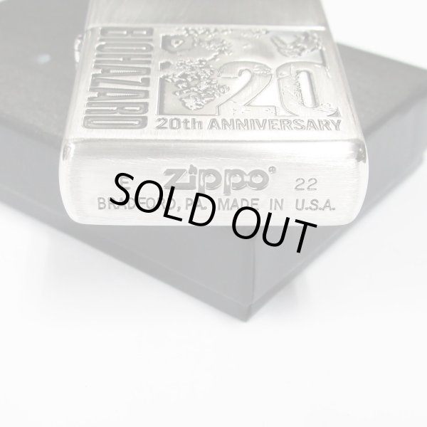 Photo4: Zippo BIOHAZARD 20th Anniversary Logo Used Finish Vintage Feeling Japan Limited Oil Lighter (4)