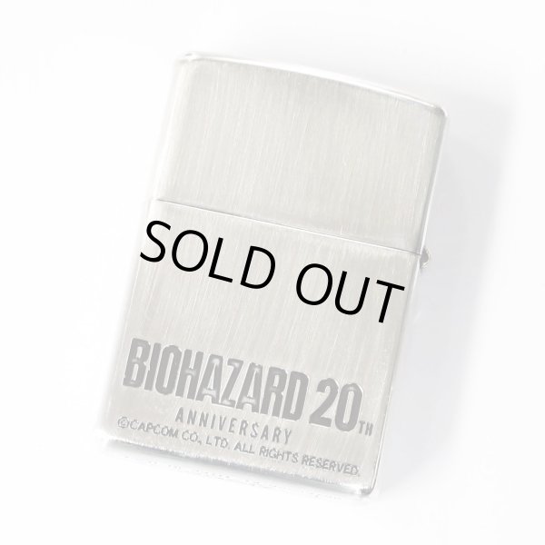 Photo2: Zippo BIOHAZARD 20th Anniversary Logo Used Finish Vintage Feeling Japan Limited Oil Lighter (2)