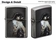 Photo3: Zippo Vampire Hunter Amano Yoshitaka Both Sides Etching Japan Limited Oil Lighter (3)