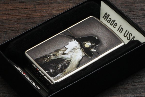 Photo5: Zippo Vampire Hunter D Amano Yoshitaka Both Sides Etching Japan Limited Oil Lighter (5)