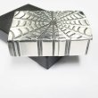 Photo4: Zippo Gothic Spider Web Full Metal Jacket Oxidized Silver Plating Japan Limited 2006 Heavy Weight Oil Lighter (4)