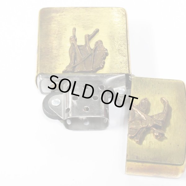 Photo3: Vintage Zippo Cowboy Rodeo Metal Solid Brass 1993 Oil Lighter (3)