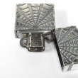 Photo3: Zippo Gothic Spider Web Full Metal Jacket Oxidized Silver Plating Japan Limited 2006 Heavy Weight Oil Lighter (3)