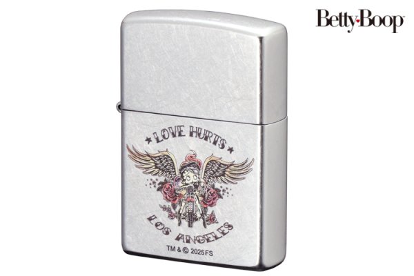 Photo4: Zippo Betty Boop Love Hurts Street Chrome Etching Japan Limited Oil Lighter (4)