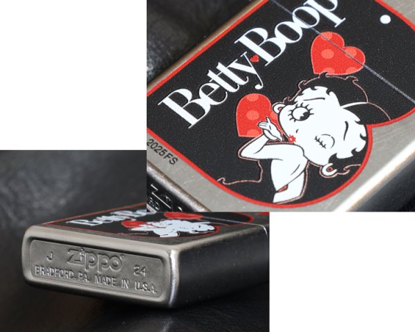 Photo5: Zippo Betty Boop B Design Street Chrome Etching Japan Limited Oil Lighter (5)