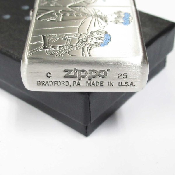 Photo4: Zippo Frieren Beyond Journey's End Himmel Oxidized Silver Both Sides Etching Japan Limited Japanese Anime Oil Lighter (4)