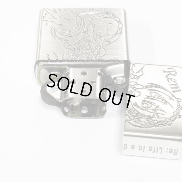 Photo3: Zippo Re:ZERO Starting Life in Another World Rem Oxidized Silver Plating 3-Sides Etching Japan Limited Oil Lighter (3)
