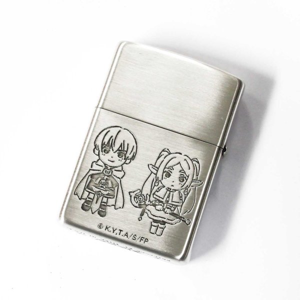 Photo2: Zippo Frieren Beyond Journey's End Himmel Oxidized Silver Both Sides Etching Japan Limited Japanese Anime Oil Lighter (2)