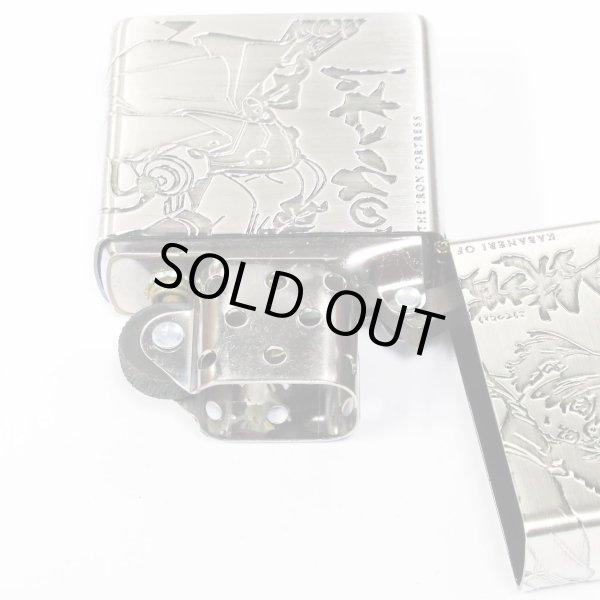Photo3: Zippo Kabaneri of the Iron Fortress Mumei Oxidized Silver Plating 3-Sides Etching Japan Limited Oil Lighter (3)