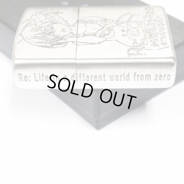 Photo4: Zippo Re:ZERO Starting Life in Another World Rem Oxidized Silver Plating 3-Sides Etching Japan Limited Oil Lighter (4)