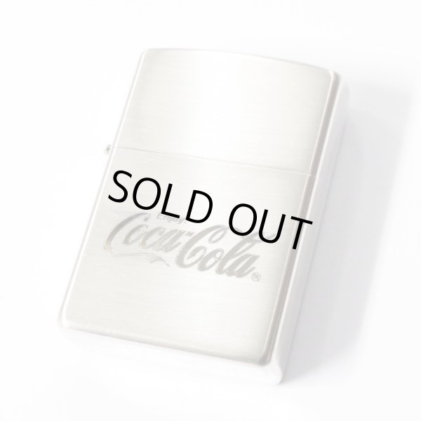 Photo1: Zippo Coca-Cola Silver Satena Etching 2007 Japan Limited Oil Lighter (1)
