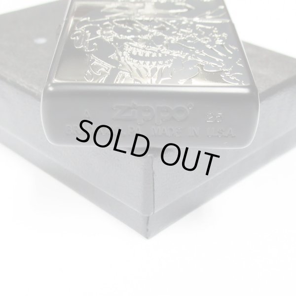 Photo4: Zippo Overlord Ainz Albedo Matte Black Silver Both Sides Etching Japan Limited Japanese Anime Oil Lighter (4)