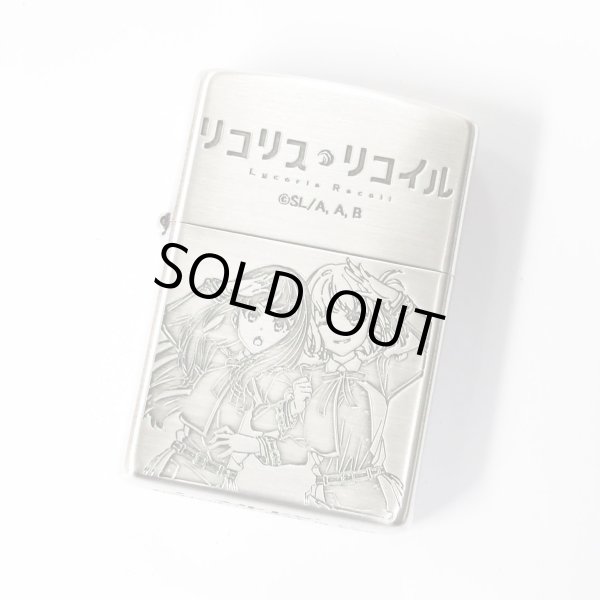 Photo1: Zippo Lycoris Recoil Chisato Takina Oxidized Silver Both Sides Etching Japan Limited Japanese Anime Oil Lighter (1)