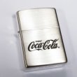 Photo6: Zippo Coca-Cola Silver Satena Etching 2007 Japan Limited Oil Lighter (6)